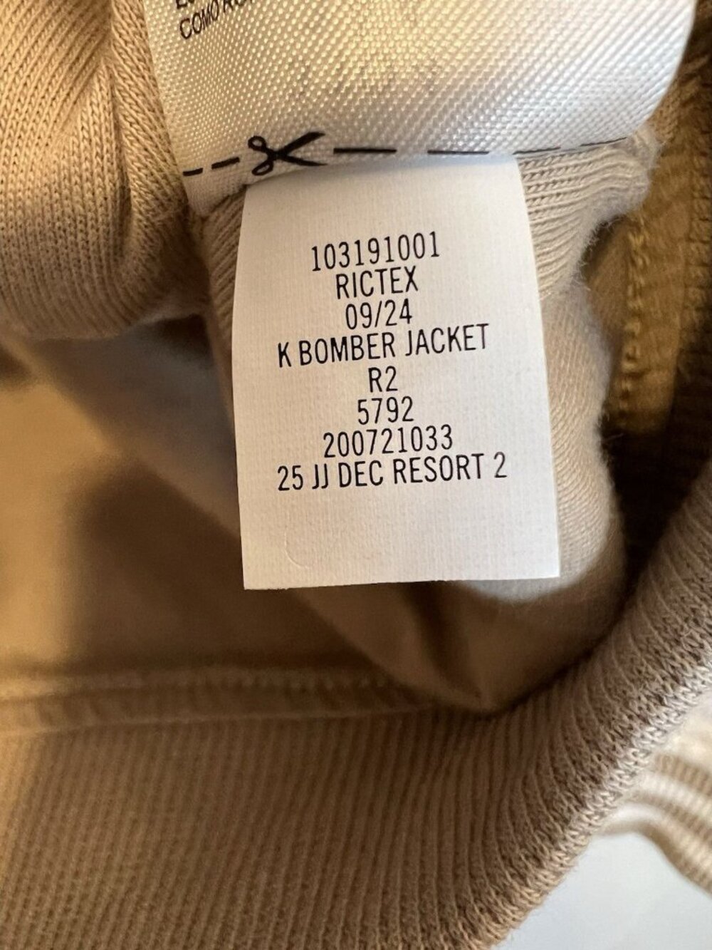 Janie And Jack Toddler Classic Bomber Jacket 3-4 Years Tan Snap Front Pockets - Picture 8 of 8